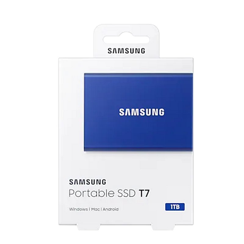 DISCO DURO SSD SAMSUNG 1TB PSSD T7 NVME EXTERNO AZUL