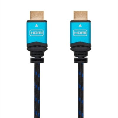 CABLE HDMI 2.0 NANOCABLE 4K 0.5M/ MACHO-MACHO/ NEGRO