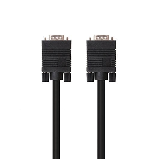 CABLE SVGA HDB15 NANOCABLE 1.8M/ MACHO-MACHO/ NEGRO