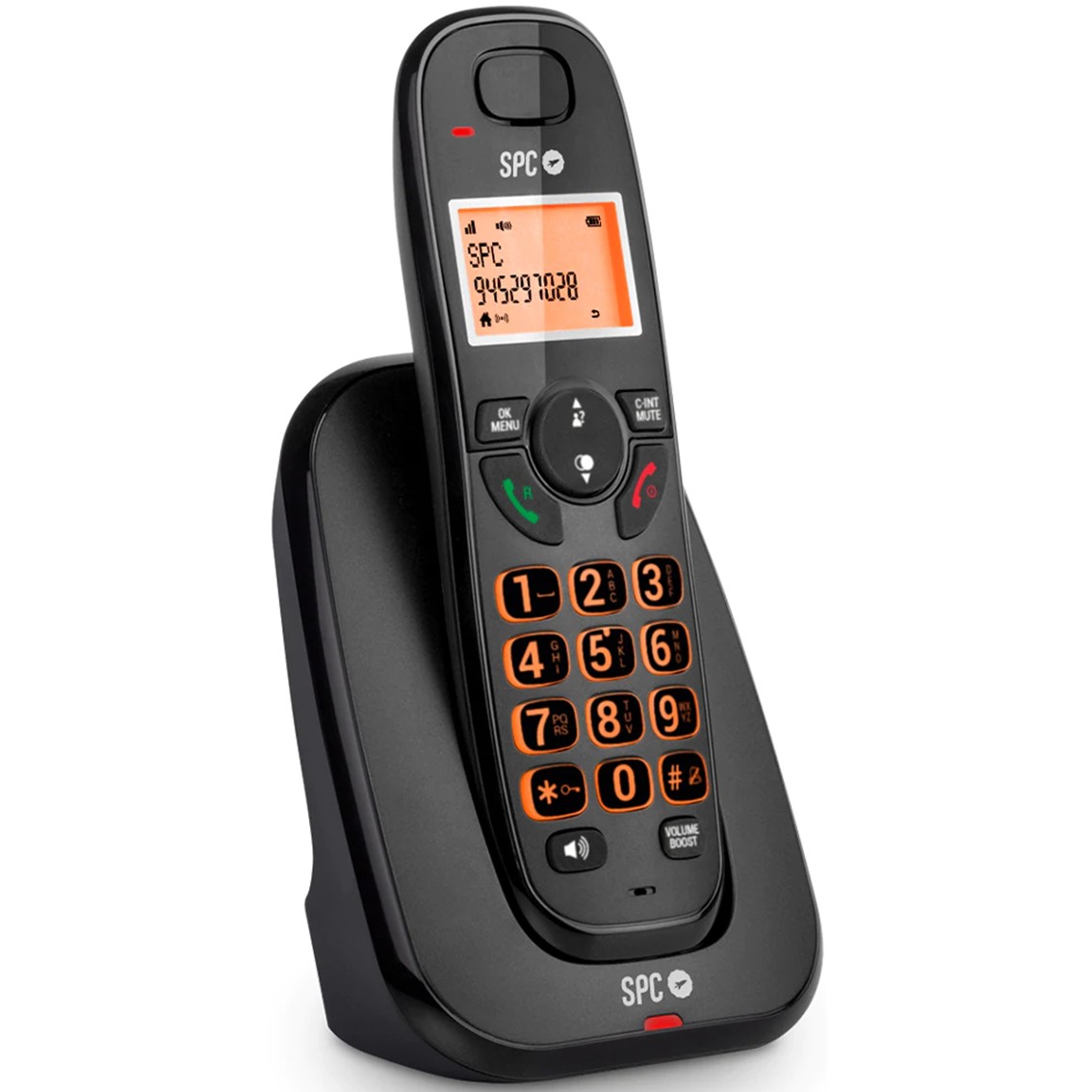 TELEFONO INALAMBRICO SPC KAIRO NEGRO PANTALLA