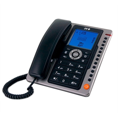 TELEFONO FIJO SPC OFFICE PRO NEGRO MUTE/ TECLA R/ 7 MEMORIAS DIRECTAS