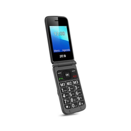 TELEFONO MOVIL SPC STELLA 2 TITANIUM TIPO TAPA/DUAL SIM/ 2.4"/ RADIO/ BLUETOOTH/ BOTON SOS