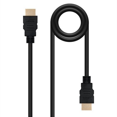 CABLE HDMI 1.3 NANOCABLE 1M/ MACHO-MACHO/ NEGRO