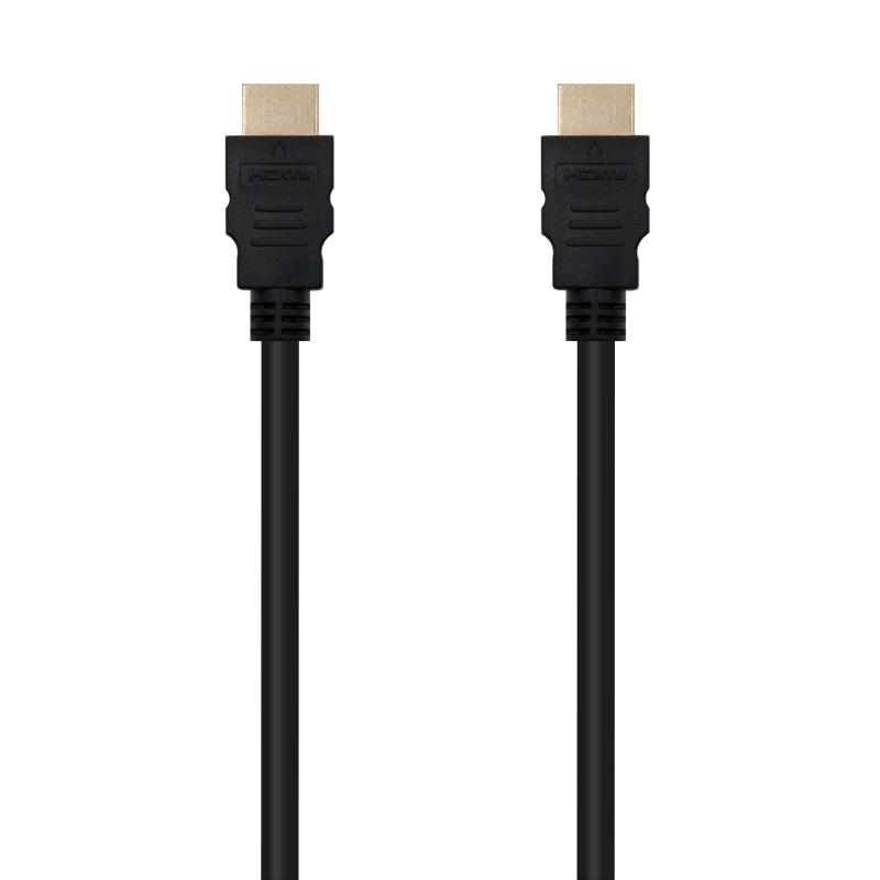 CABLE HDMI 1.3 NANOCABLE 1M/ MACHO-MACHO/ NEGRO
