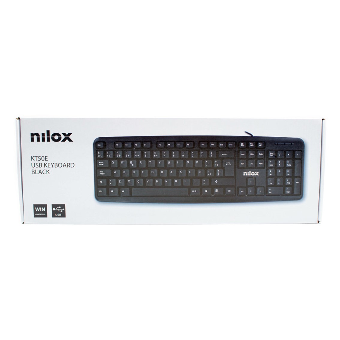TECLADO NILOX USB NEGRO