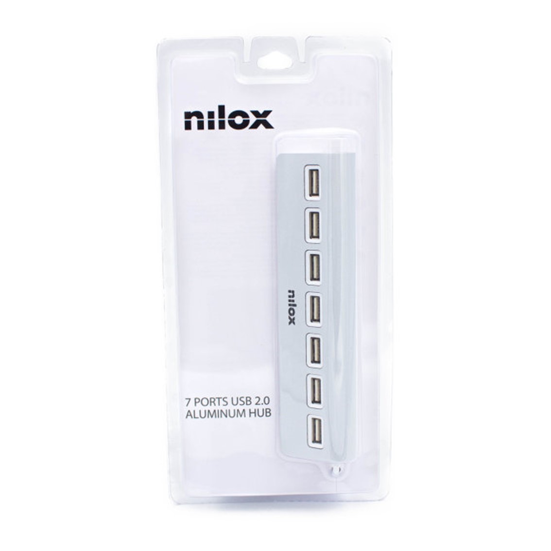 HUB NILOX 7 X USB 2.0 ALUMINIO