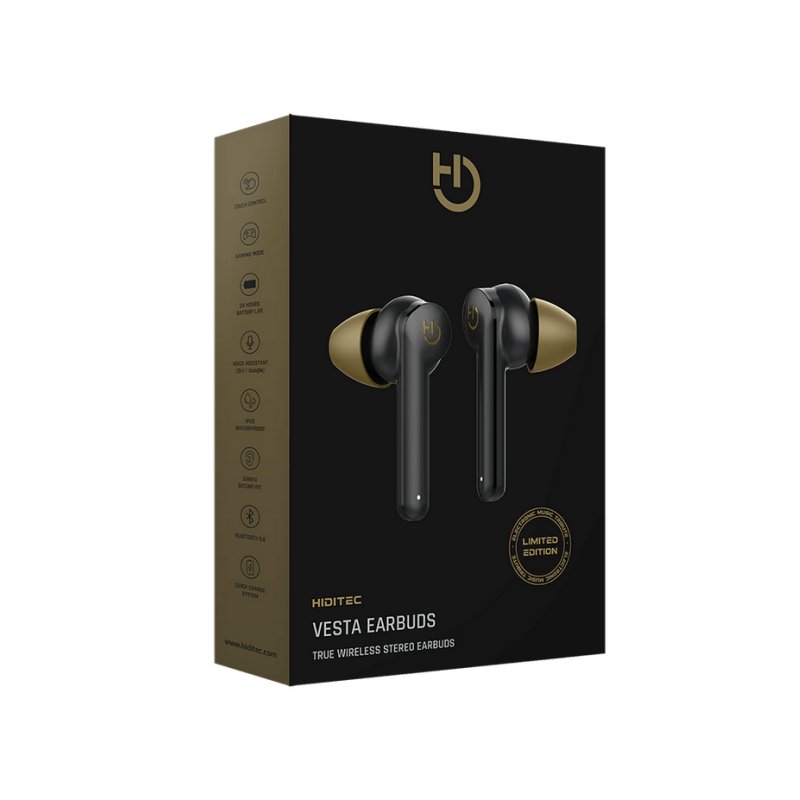 AURICULARES HIDETEC VESTA EDICION LIMITADA BLUETOOTH + ESTUCHE DE CARGA