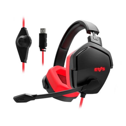 AURICULARES MICRO GAMING ENERGY SISTEM ESG4 7.1 RED SUPRAURAL/ 50MM/ USB/ MULTIPLATAFORMA