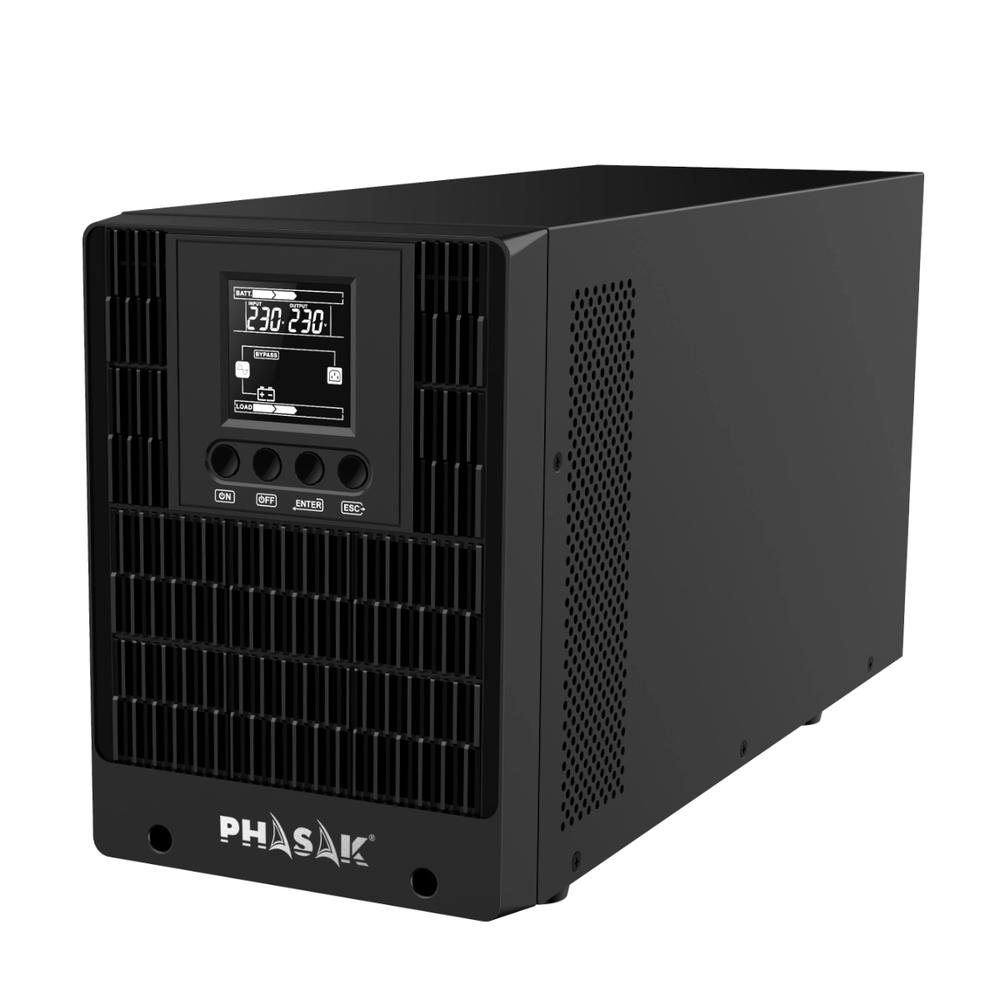 SAI UPS PHASAK 2000VA SMART PRO ONLINE 3XSCHUKO PH 9220 2KVA
