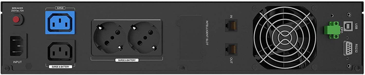 SAI UPS PHASAK 3060VA RACK PROTEKT ONLINE PH 7530 3KVA