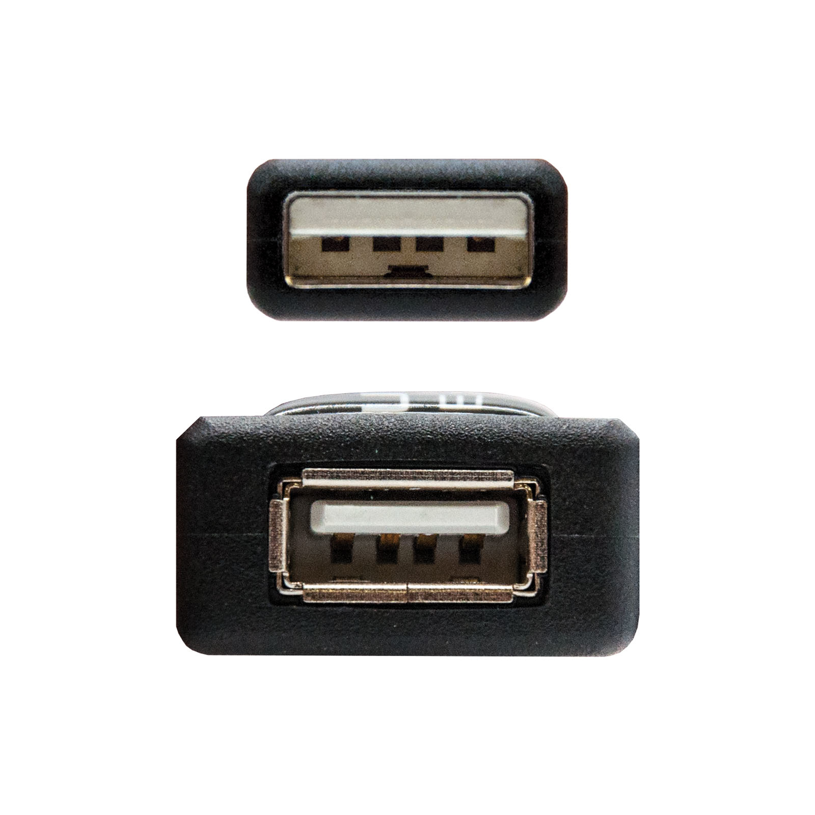 CABLE AMPLIFICADOR DE SEÑAL USB NANOCABLE MACHO A HEMBRA NEGRO 5m