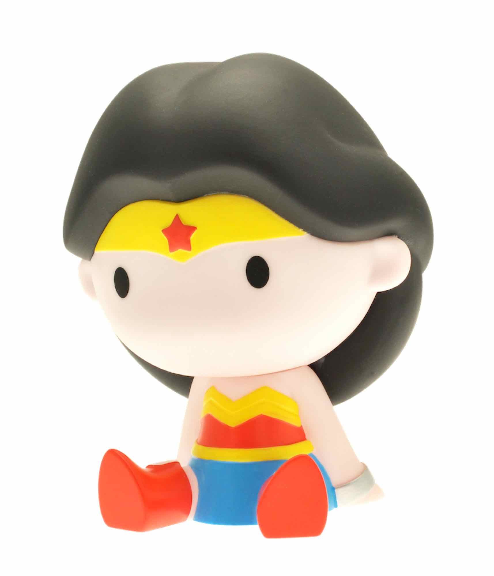 FIGURA HUCHA PLASTOY DC COMICS WONDER WOMAN LIGA DE LA JUSTICIA PVC