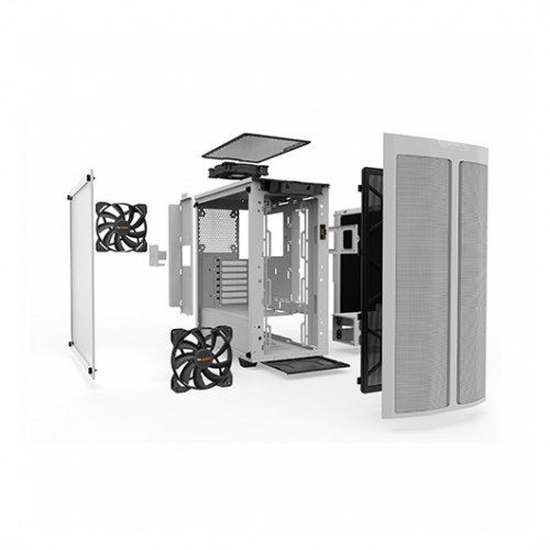 CAJA ORDENADOR GAMING ATX BE QUIET! PURE BASE 500DX WHITE TIRA LED ARGB FRONTAL/ CRISTAL TEMPLADO/ 3X VENTILADOR 140