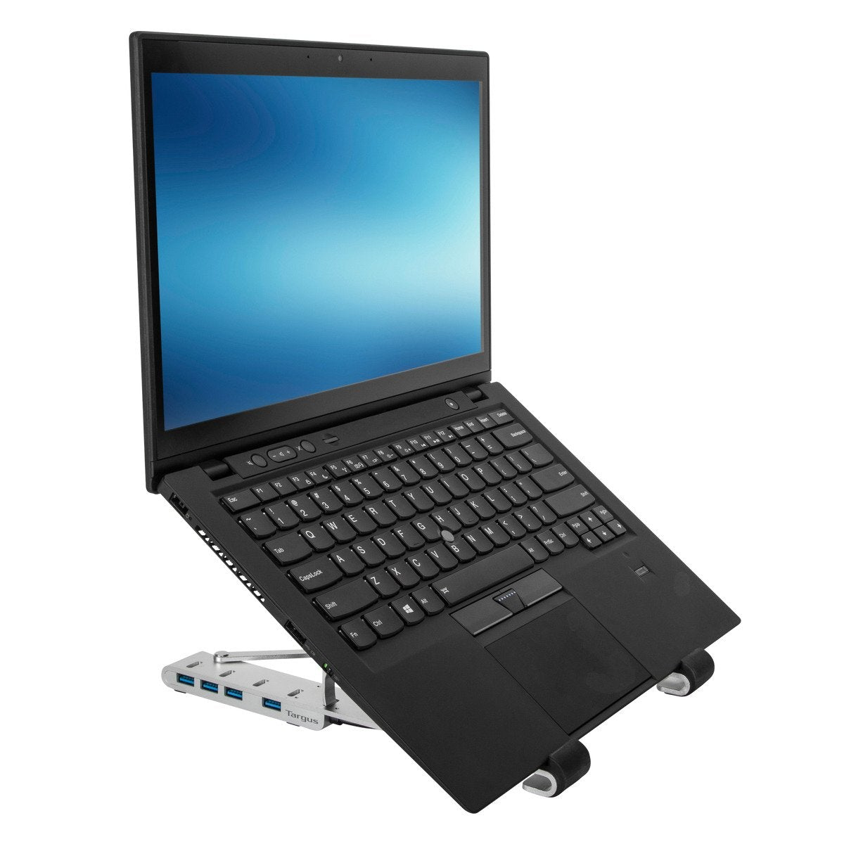 BASE PARA PORTATIL TARGUS CON HUB INTEGRADO 4x USB- A PLATA