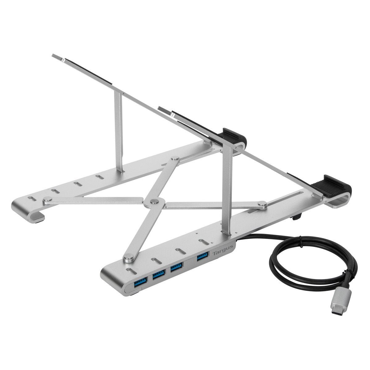 BASE PARA PORTATIL TARGUS CON HUB INTEGRADO 4x USB- A PLATA
