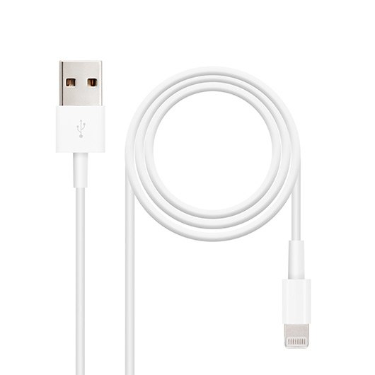 CABLE LIGHTNING A USB TIPO A NANOCABLE 50CM/ MACHO-MACHO