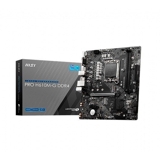 PLACA BASE MSI 1700 H610M-G DDR4 M-ATX