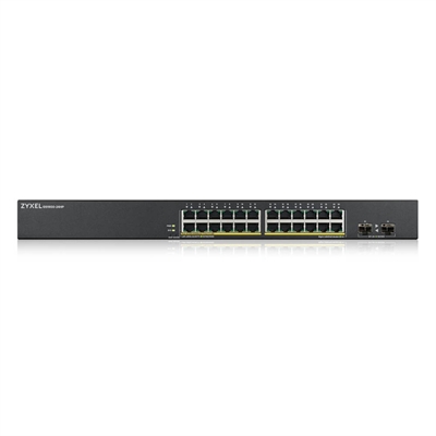 SWITCH 26 PUERTOS ZYXEL GS1900-24HPv2 24 PUERTOS GIGABIT ETHERNET 2 PUERTOS SFP