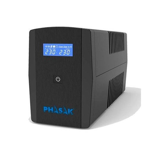 SAI UPS PHASAK 1200VA SIRIUS PH 7312 INTERACTIVO 1.26KVA