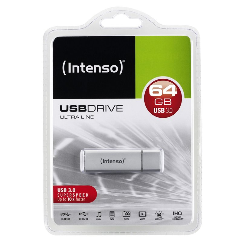 MEMORIA USB 3.2 INTENSO ULTRA 64GB ALUMINIO