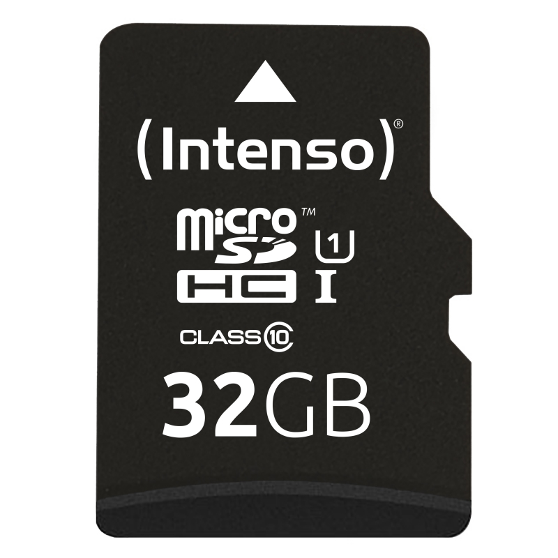 TARJETA MEMORIA MICRO SD INTENSO 32GB UHS-I CL10 + ADAPTADOR SD
