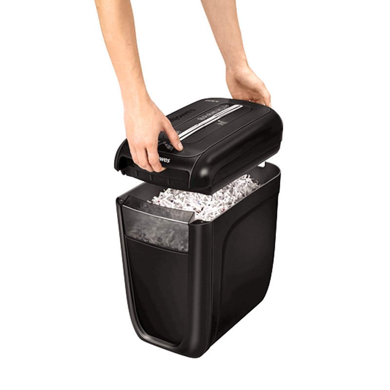 DESTRUCTORA DE PAPEL FELLOWES 60CS CORTE EN PARTICULA 4X40MM / 22 LITROS