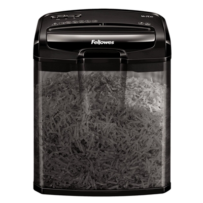 DESTRUCTORA DE PAPEL FELLOWES M-7CM CORTE EN PARTICULA 4X35MM / 13 LITROS