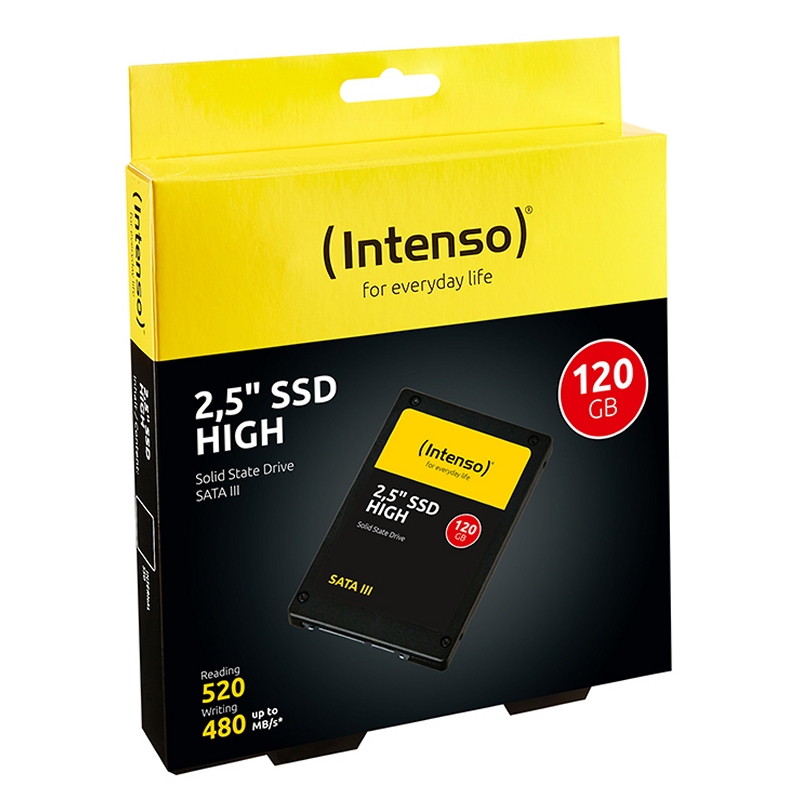 DISCO DURO INTERNO SOLIDO SSD INTENSO HIGH 120GB 2.5" SATA3