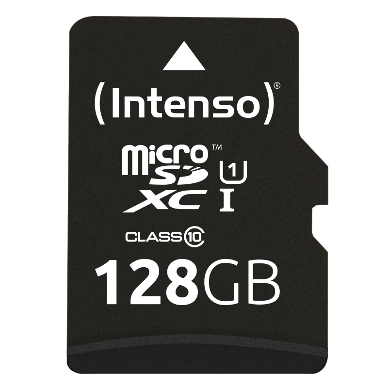 TARJETA MEMORIA MICRO SD INTENSO 128GB UHS-I CL10 + ADAPTADOR SD