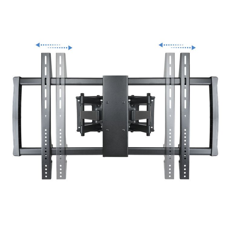 SOPORTE PARED TV TOOQ LP75100TN-B 60"-100" CARGA MAXIMA 80KG GIRATORIO/INCLINABLE NEGRO