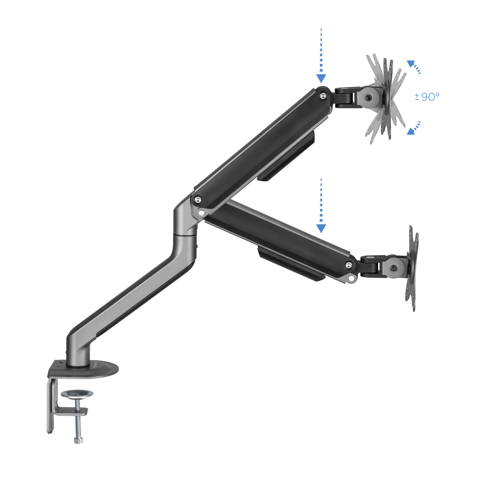 SOPORTE DE MESA TV TOOQ 17-32" GRIS