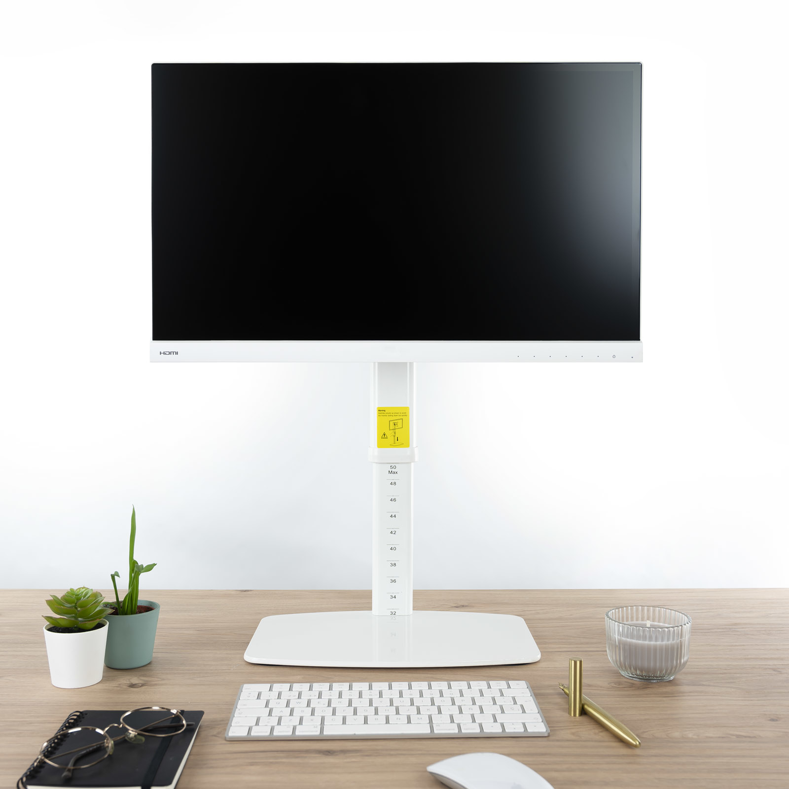 SOPORTE DE MESA TV TOOQ 17-27" BLANCO