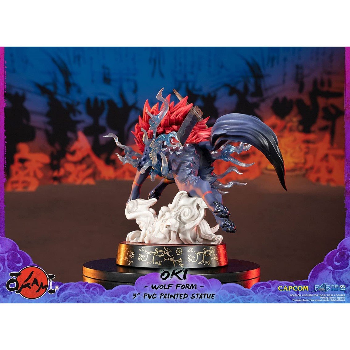 FIGURA FIRST 4 FIGURES OKAMI OKI WOLF FORM EDICION ESTANDAR ESTATUA