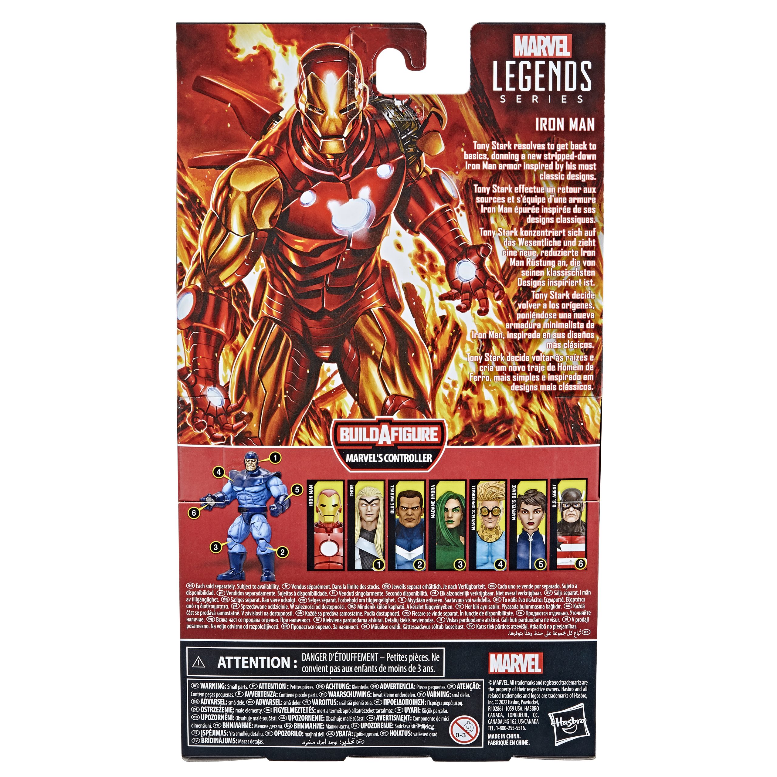 FIGURA HASBRO MARVEL LEGENDS IRON MAN