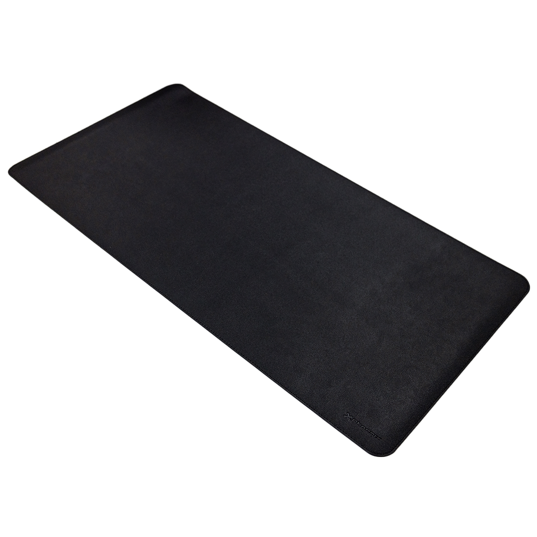 Phoenix MatePad Alfrombrilla raton PU 80 x 40 cm Antideslizante Impermeable Material simil Cuero Negra