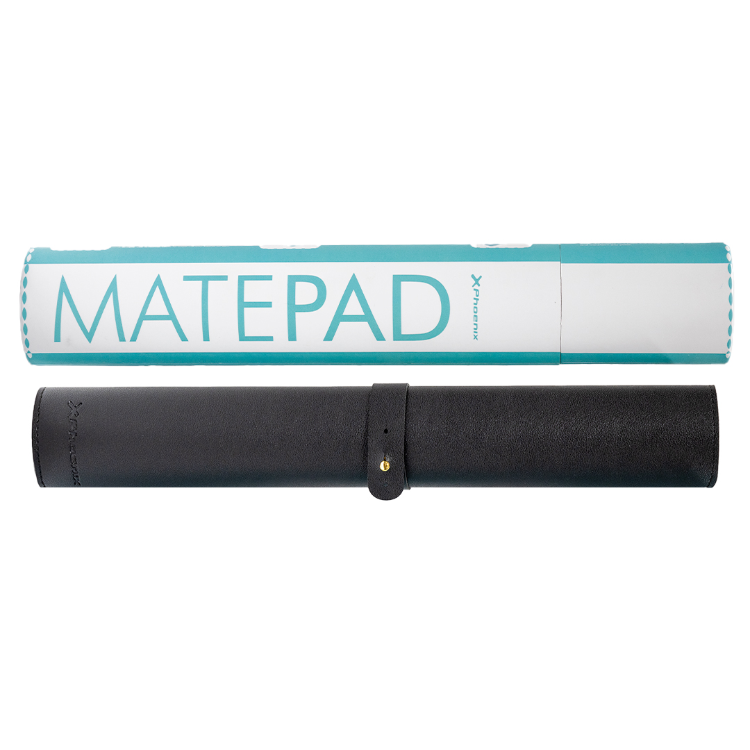 Phoenix MatePad Alfrombrilla raton PU 80 x 40 cm Antideslizante Impermeable Material simil Cuero Negra