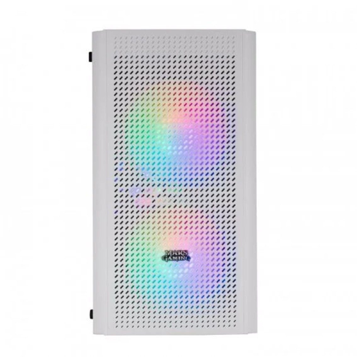 CAJA ORDENADOR MARS GAMING MC300W WHITE MICRO-ATX 1 X USB 3.0 2 X USB 2.0 3 X 120MM FRGB