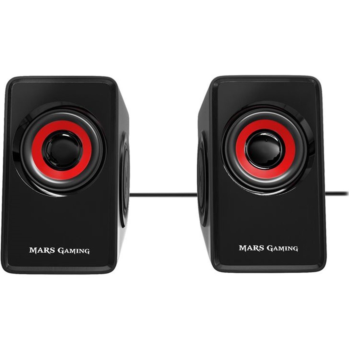 ALTAVOCES MARS GAMING MS1 2.0 NEGRO/ROJO