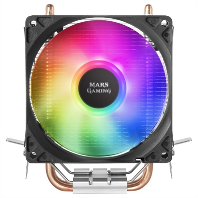 VENTILADOR DISIPADOR CPU MARS GAMING MCPUARGB RGB NEGRO