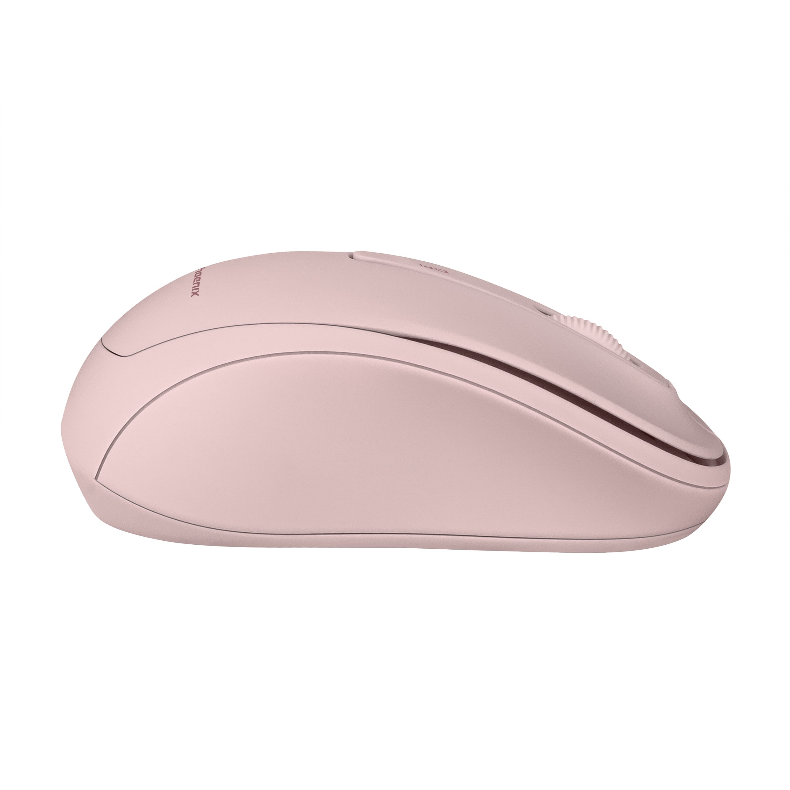 Phoenix M250 Ratón Inalámbrico 2.4 Ghz Receptor USB Hasta 1600 Dpi Compatible con PC Mac Portátil Color Rosa