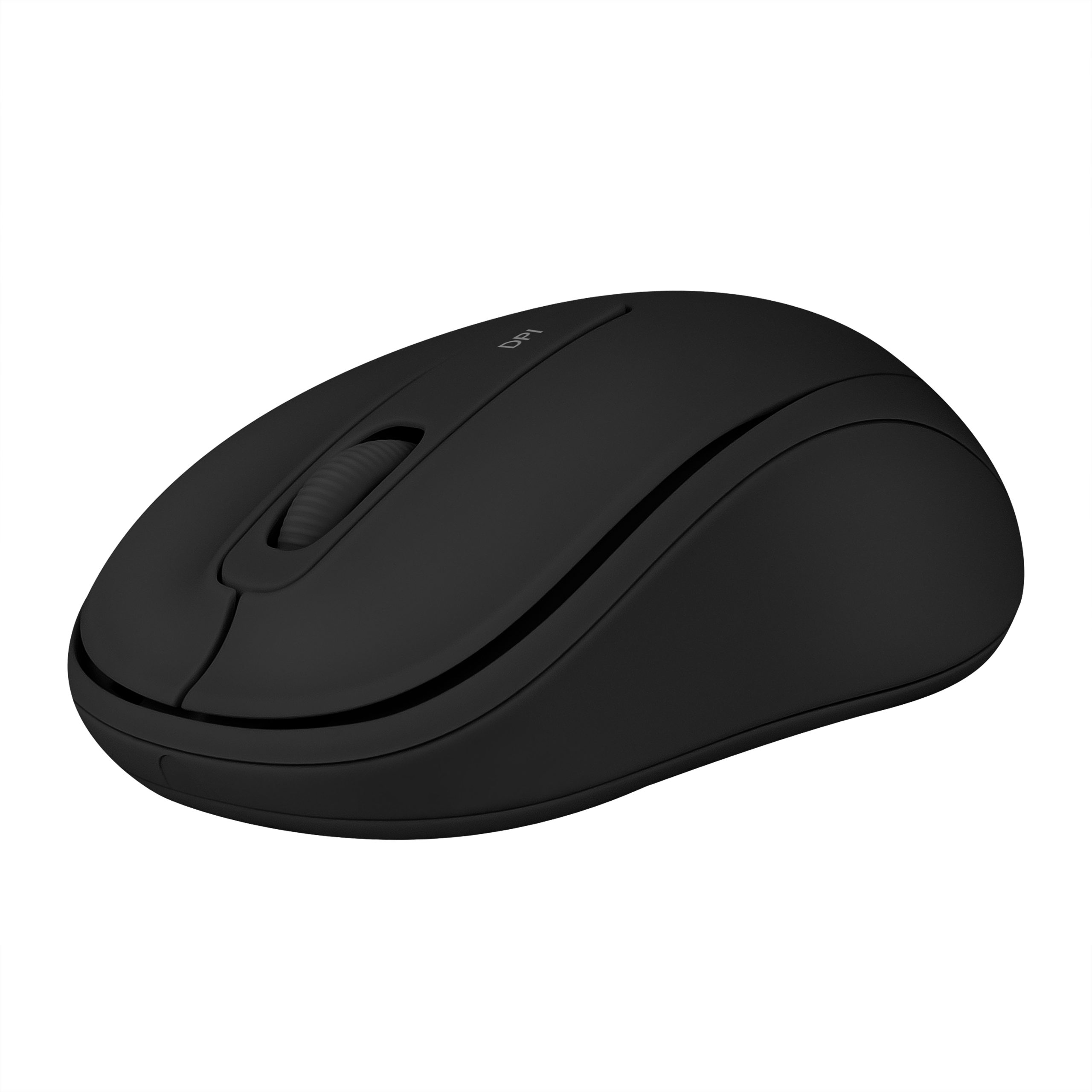 Phoenix M250 Ratón Inalámbrico 2.4 Ghz Receptor USB Hasta 1600 Dpi Compatible con PC Mac Portátil Color Negro
