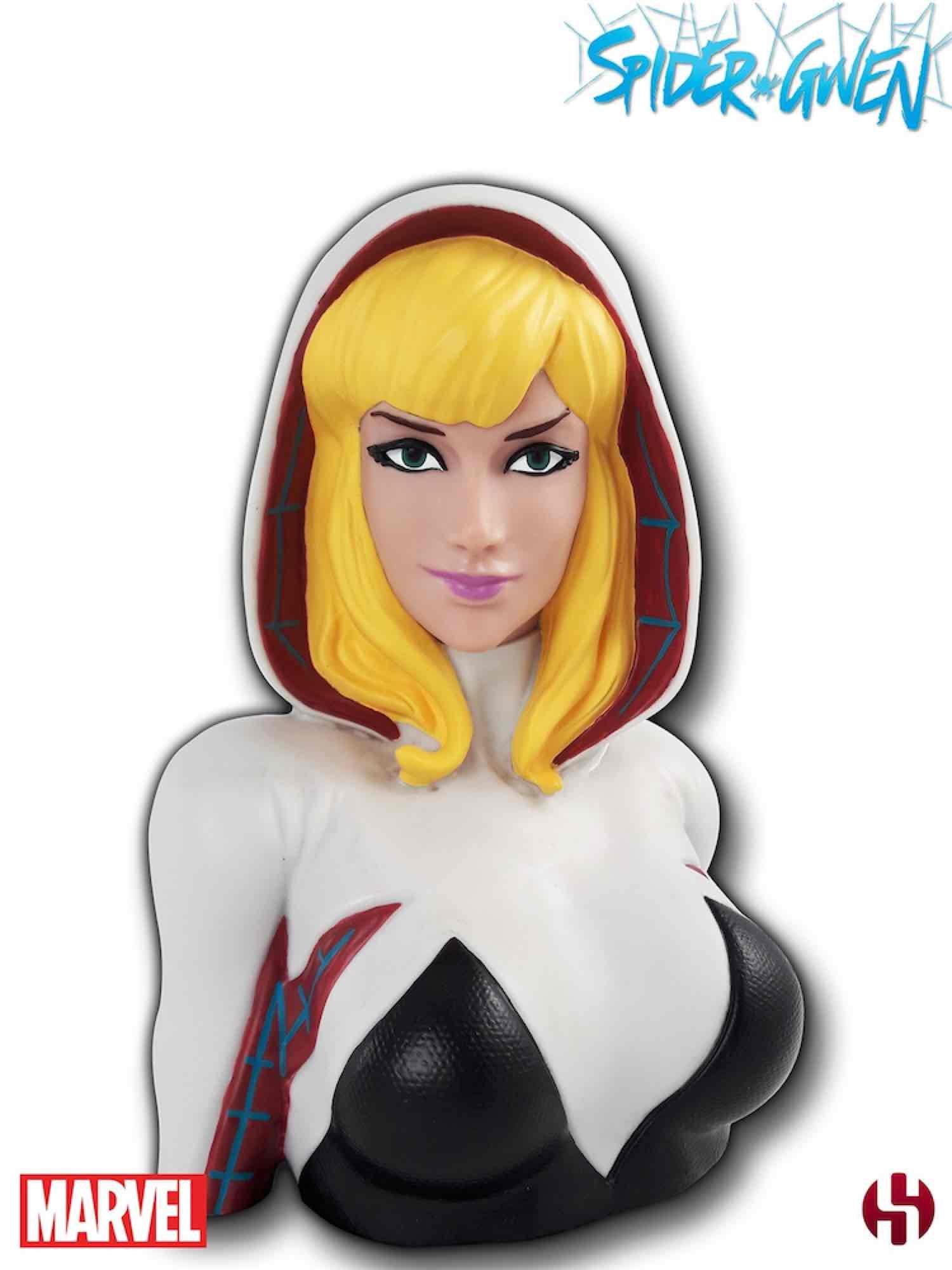 FIGURA HUCHA SEMIC STUDIOS MARVEL SPIDERMAN SPIDER-GWEN DELUXE
