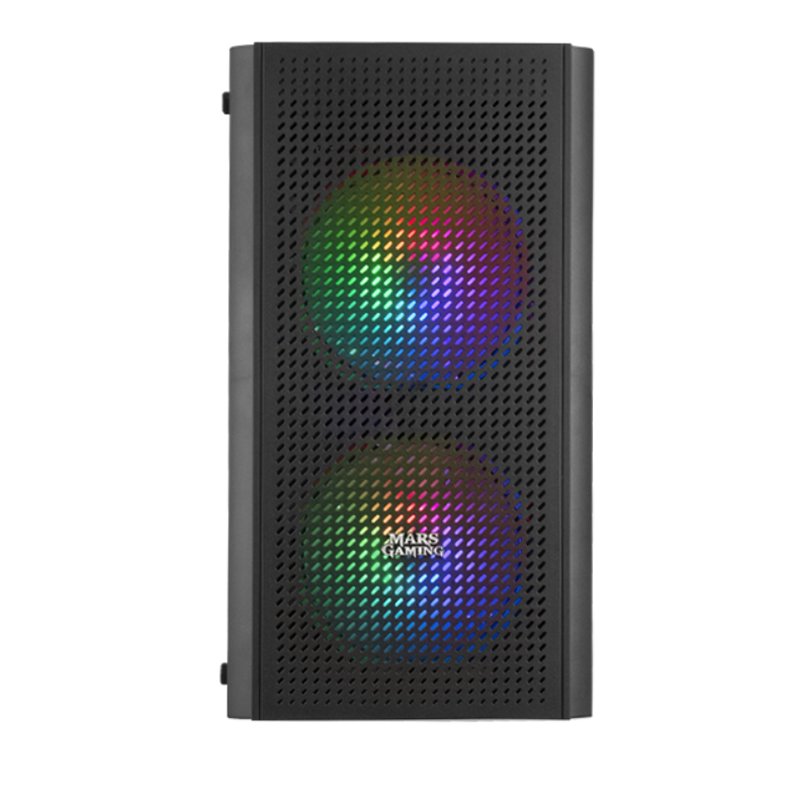 CAJA ORDENADOR MARS GAMING MC300 NEGRO MICRO ATX 1 X USB 3.0 2 X USB 2.0 3 X 120MM FRGB