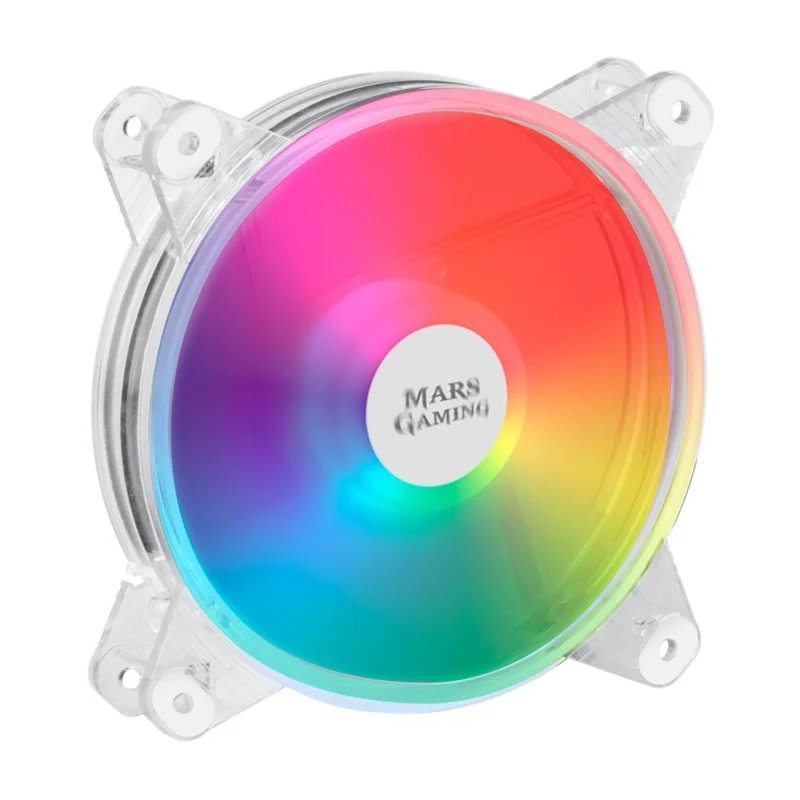 VENTILADOR CAJA MARS GAMING MFG CHROMA ULTRA SILENT 120MM RGB