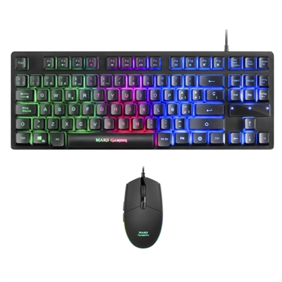 KIT TECLADO + RATON MARS GAMING MCPTKLES RGB