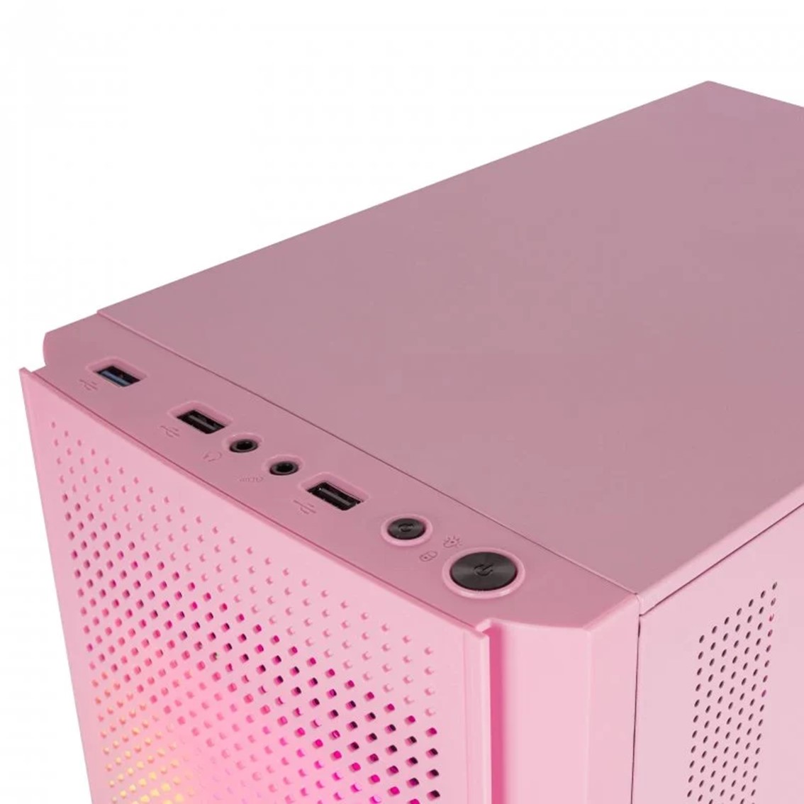CAJA ORDENADOR MARS GAMING MC300 ROSA MICRO ATX 1 X USB 3.0 2 X USB 2.0 3 X 120MM FRGB