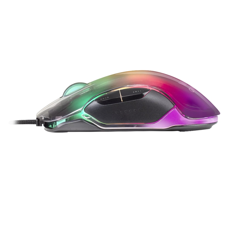 MOUSE RATON MARS GAMING MMGLOW OPTICO USB 7 BOTONES 12800PPP RGB