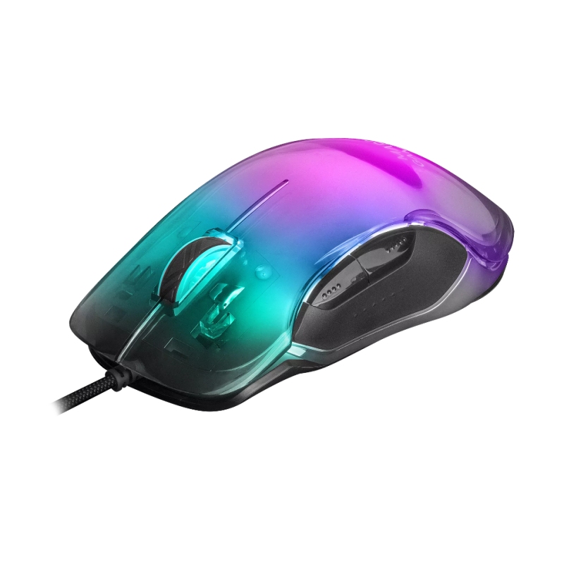 MOUSE RATON MARS GAMING MMGLOW OPTICO USB 7 BOTONES 12800PPP RGB