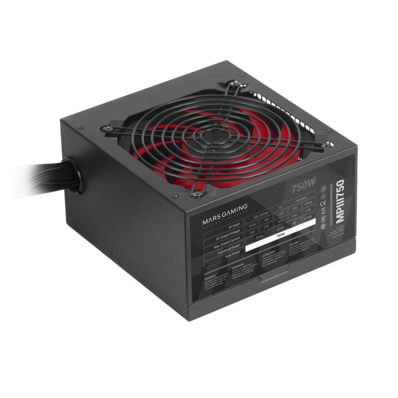 FUENTE DE ALIMENTACION MARS GAMING MPIII550 750W ATX 85%