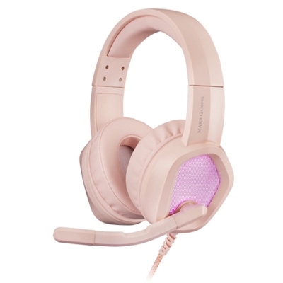 AURICULARES MARS GAMING MH320 ROSA JACK 3.5MM + USB CON MICROFONO COMPATIBLE CON WINDOWS/ PS4/ PS5/ XBOX ONE/ XBOX SERIES X/S/ NINTENDO SWITCH/ MAC/ SMARTPHONE/ TABLET